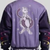 Unisex Purple Faux Fur Designer Gaming Jacket