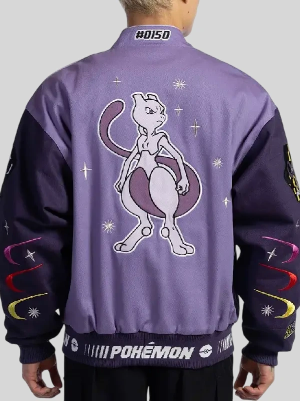 Unisex Purple Faux Fur Designer Gaming Jacket