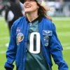 Unisex Royal Blue Cotton Aerospace Flight Jacket