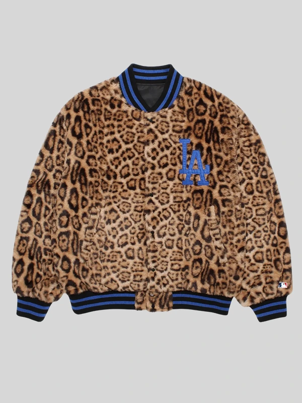 Unisex Royal Blue Satin Reversible Baseball Coat
