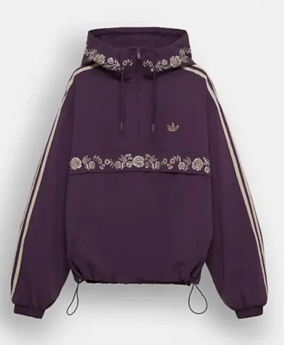Unisex Stand Collar Zipper Polyester Jacket Four Pockets