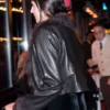 Via Carota Restaurant Dakota Johnson Fur Leather Jacket