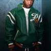 Vini Jr. Pelle Pelle Soda Club Green Leather Jacket