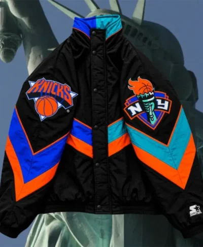 Vintage New York Knicks Yesterdays Garden Jacket