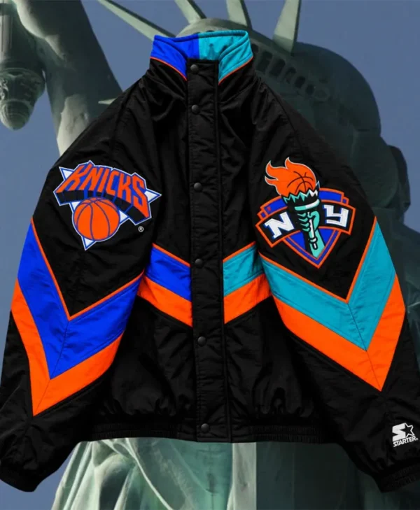 Vintage New York Knicks Yesterdays Garden Jacket
