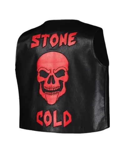 WWE Steve Austin DTA Stone Cold Leather Vest