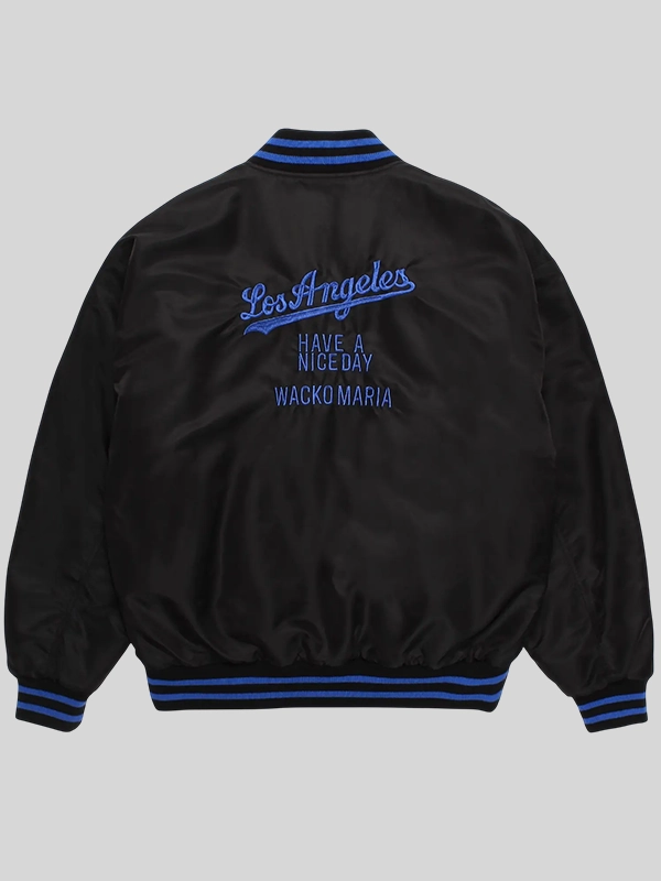 Wacko Maria Los Angeles Dodgers Satin Jacket