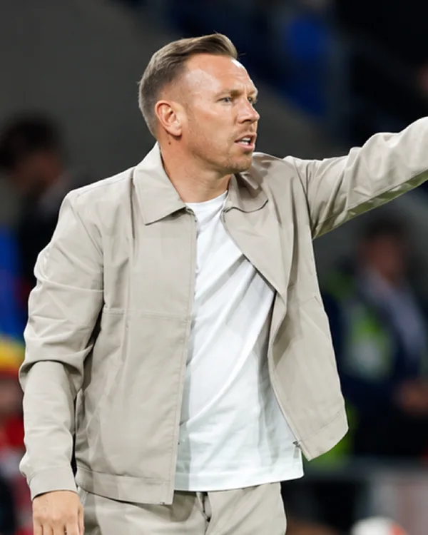Wales Craig Bellamy Beige Jacket