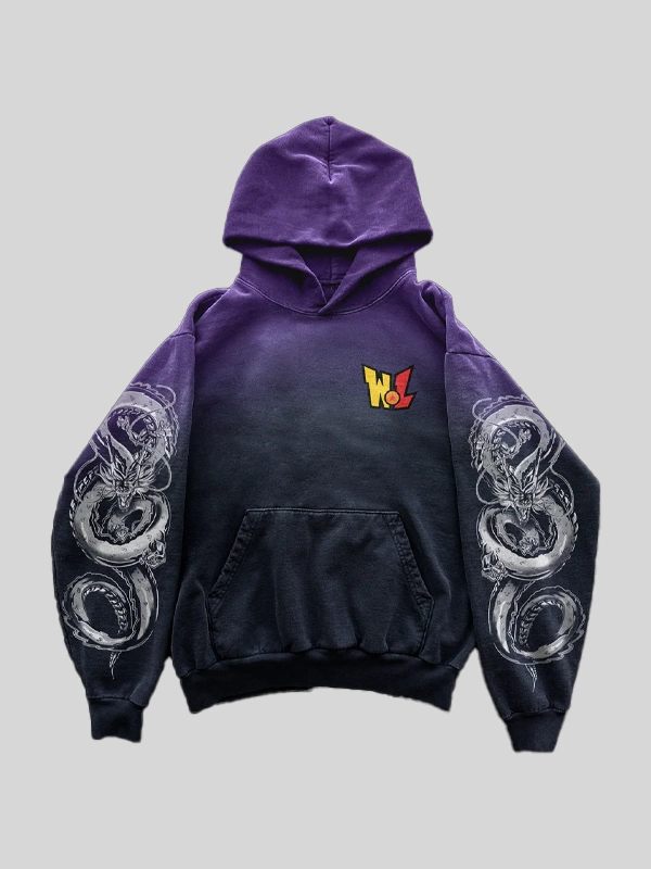 Warren Lotas Pink Guy Zip Hoodie