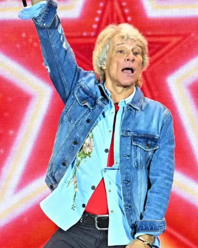 Wembley Stadium Jon Bon Jovi Denim Jacket