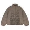 Who Decides War Embroidered Vintage Padded Jacket