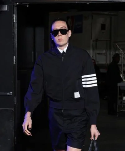 Women Breanna Stewart Zip Up Bomber Jacket