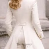 Women’s Ivory Regency Style Double Breasted Tailcoat