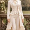 Women’s Ivory Regency Style Double Breasted Tailcoat