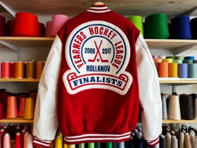 Yearners Hockey League Chenille Varsity Jacket