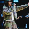Young M.A Barclays Center NY Liberty Camouflage Jacket
