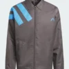 adidas Anthony Edwards 1 Charcoal Coach Jacket
