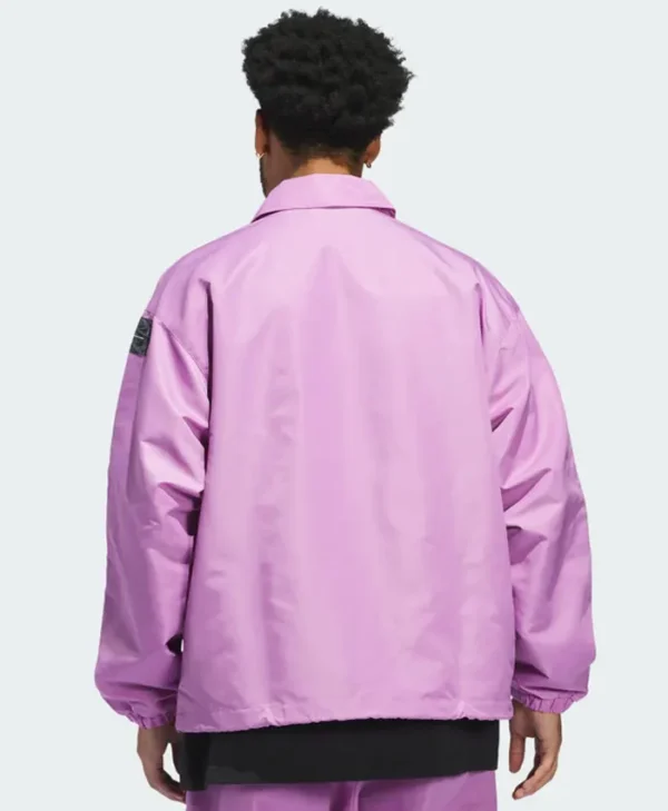 adidas Anthony Edwards 1 Pink Coach Jacket