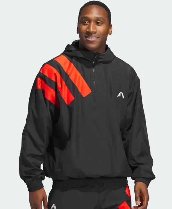 adidas Anthony Edwards Anorak Pullover Jacket