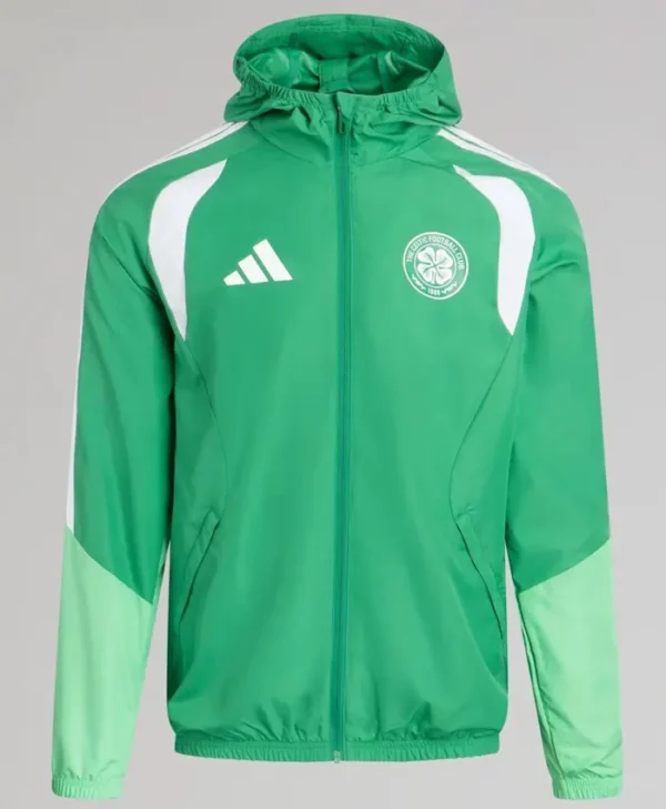 adidas Celtic Men’s 2026/27 Green All Weather Jacket