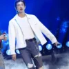 iHeartRadio Music Festival 2026 Kim Namjoon White Jacket